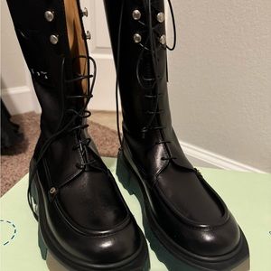 Off White Combat Boots